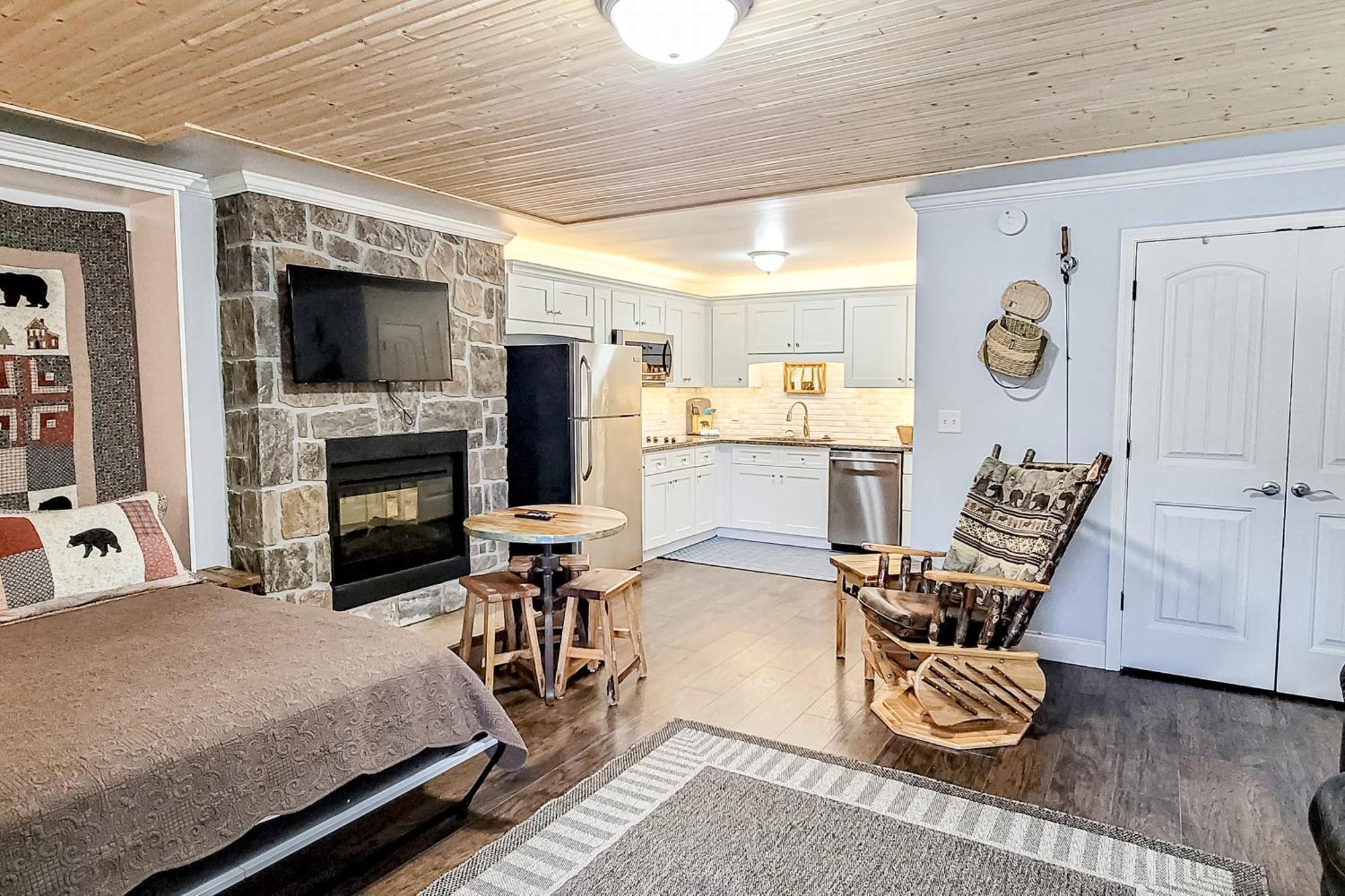Little River Loft & Riverfront Gem Townsend Værelse billede